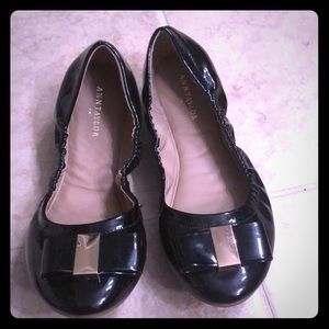 Ann Taylor Factory ballet flats with bow